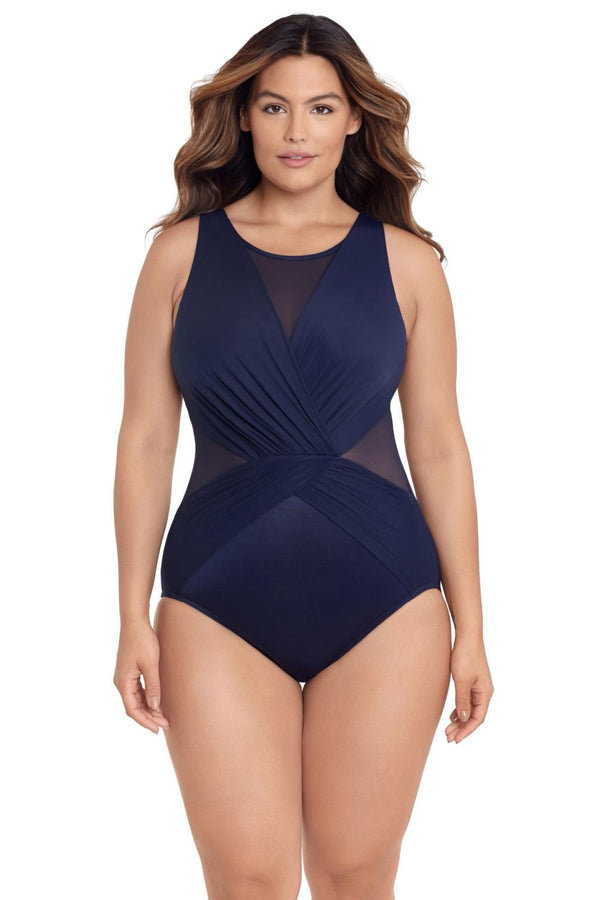 MiracleSuit Illusionists Plus Size Palma One Piece
